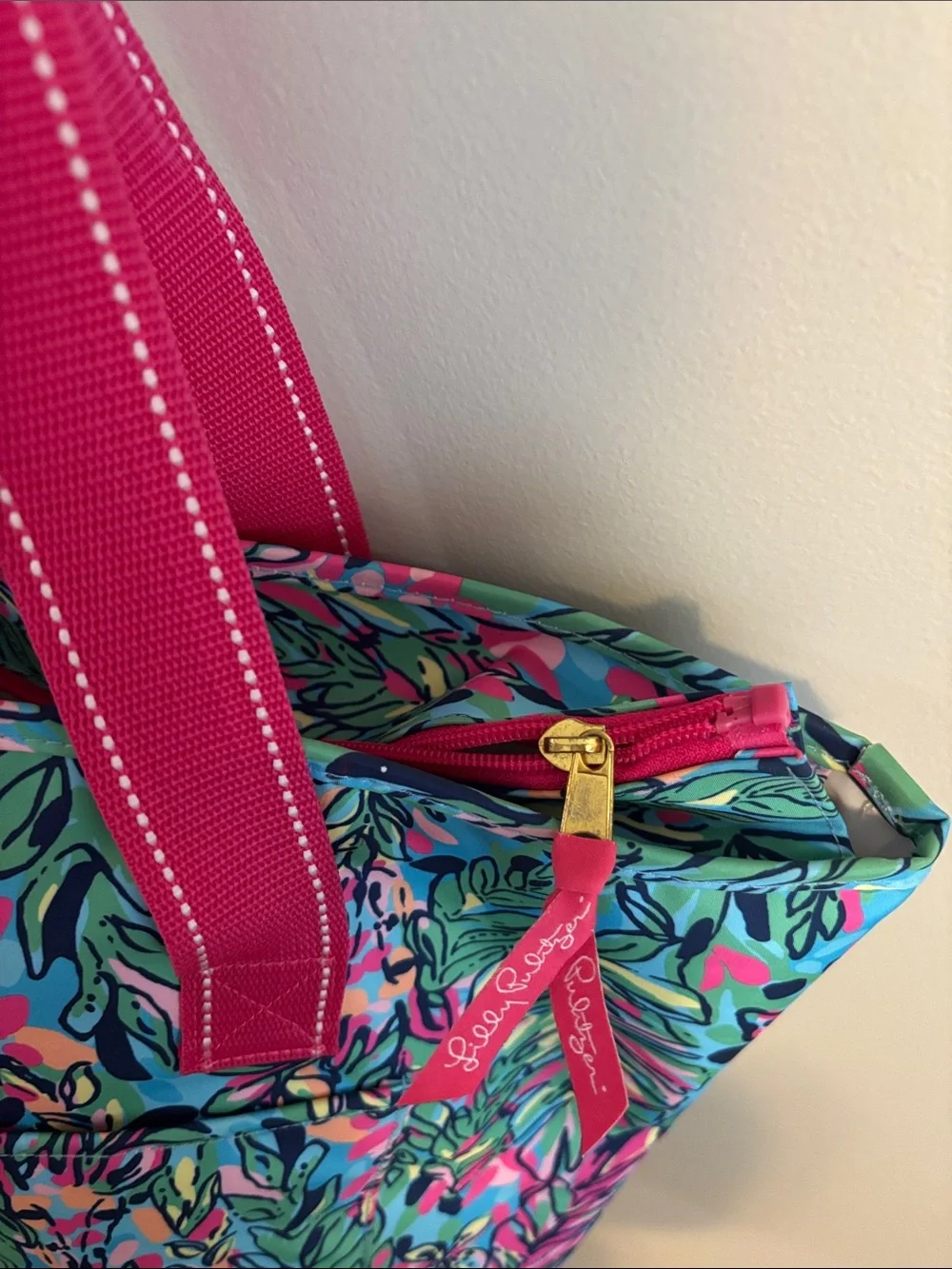 Lilly Pulitzer Insulated Cooler Tote Bag Floral Colorful
